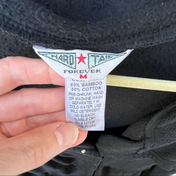 Hard Tail Forever Tiered Bamboo Cotton Jacket in Black Sz M - Picture 4 of 16